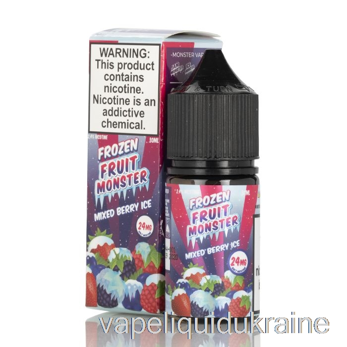 Vape Liquid Ukraine ICE Mixed Berry - Frozen Fruit Monster Salts - 30mL 24mg